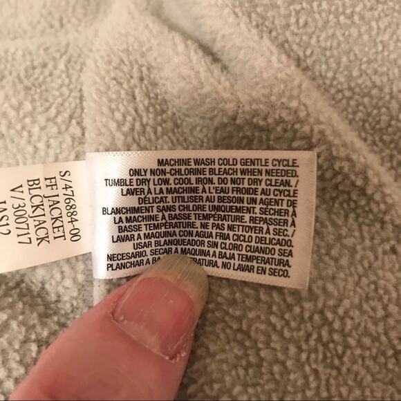 Old Navy Boy's Black/Gray Hooded Colorblock Puffer - Picture 6 of 9